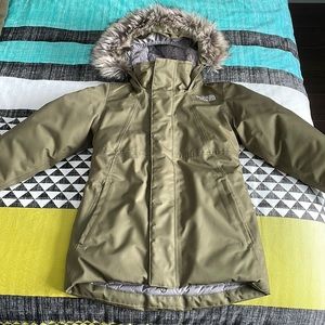 The North Face Girls' Arctic Swirl Down Winter Parka Jacket size XXS